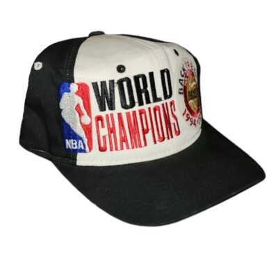 STARTER HOUSTON ROCKETS ALTERNATE LOCKER ROOM HAT BACK 2 BACK CHAMPS 94/95 NWT