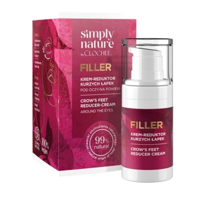 Clochee Simply Nature Filler Crow’s Feet Reducer Cream Around the Eyes 15ml