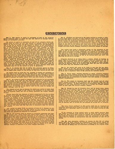 Dean & Sherk Corp Billing to Southern Mattress via Michigan Railroad Co. 1919 - Picture 5 of 5