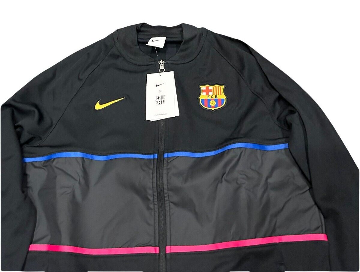 Nike FC Barcelona DRI-FIT ジャケット L NWT New FC Barcelona Nike L96 Full-Zip Anthem Track Performance