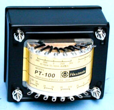 Hashimoto PT-100 Pair Power Transformer w/ ES MS Shield US Duty Paid