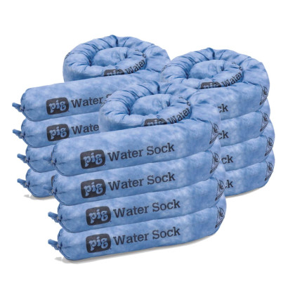 Home Solutions Super Absorbent Sock for Water - 12 Pack - 3'' X 48'' - Absorbs up