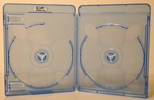 Genuine Vortex Eco-Lite 4-Disc Stacked Logo 12.5mm Blu-ray Replacement Case GOOD