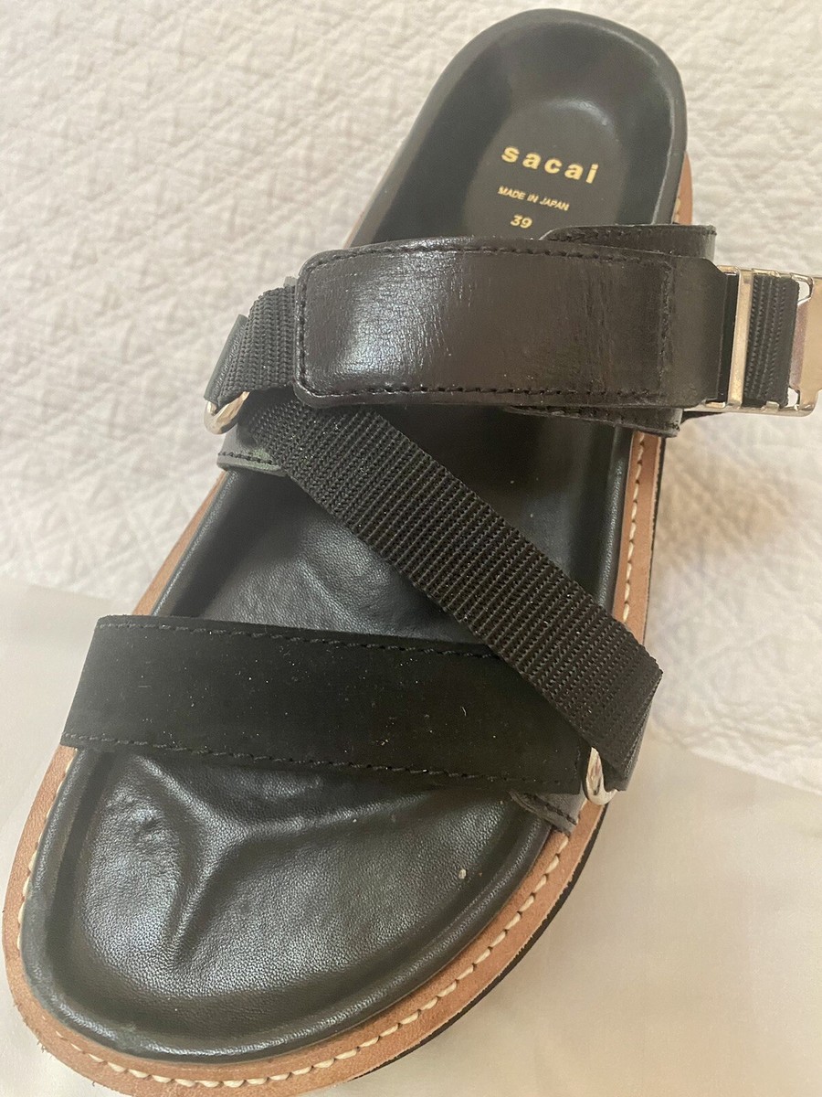 sacai platform sandals