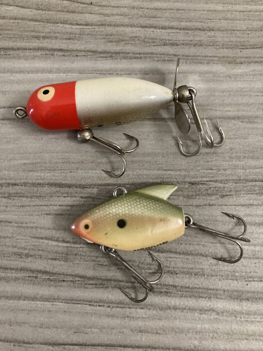Vintage Heddon Tiny Torpedo 360 Color RH Bass Fishing Lure Vintage Heddon Tiny Torpedo 360 Color RH Bass Fishing Lure