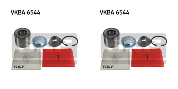 SKF 2X Radnabe Radlagersatz Hinten FüR Peugeot 207 CC 208 CitroëN C3 II WD-image