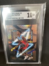 2021-22 Topps Chrome OTE Levitate #LEV-13 Amen Thompson Orange /25 SGC 10
