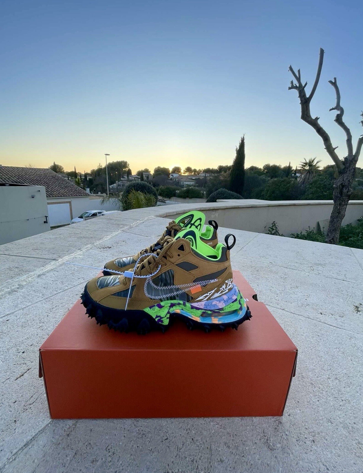 OFF WHITE X NIKE Nike x Off White Terra Forma Wheat Taille 42