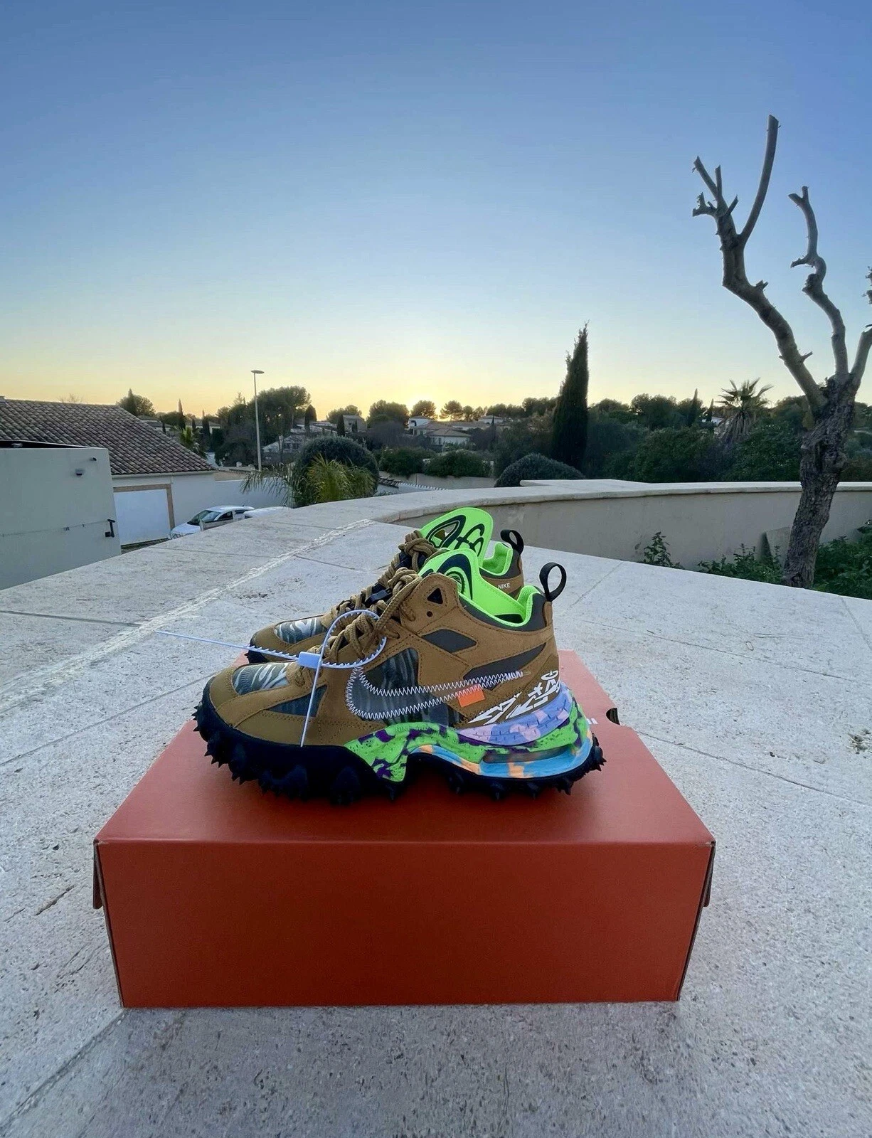 OFF WHITE X NIKE Nike x Off White Terra Forma Wheat Taille 42