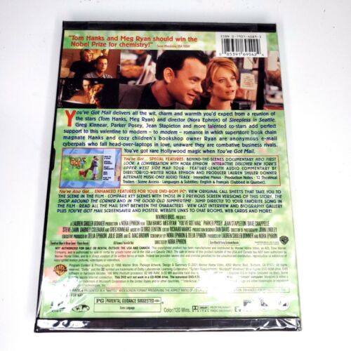 You've Got Mail (DVD, 1999) Snap Case - Brand New Sealed Tom Hanks Meg Ryan - Picture 3 of 4