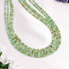 Blue Opal Shaded Rondelle Beads l 16 Inches 3.50mm Blue Opal Beads