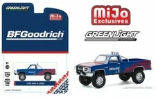 GREENLIGHT 1982 GMC K-2500 CUSTOM 4X4 PICKUP TRUCK BFGOODRICH 1/64 DIECAST 51333