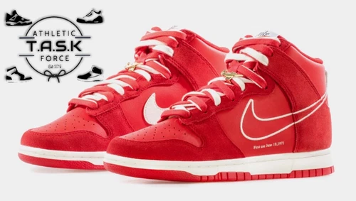 💯Nike Dunk High SE “First Use” University Red/Sail Sz 10 New In Box Dh0960-600