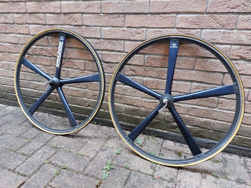GIPIEMME Tecno 5 Spokes 28" 700c Wheelset Shimano Dura Ace 8 9 10 Sp ♣️ Colnago - Foto 8 di 14