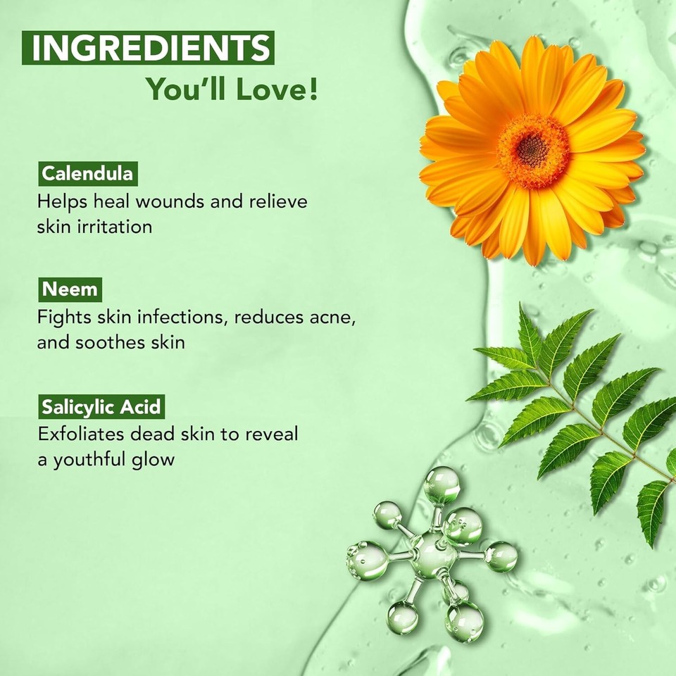 Botanic Hearth Calendula, Neem & Salicylic Acid shower gel Prevents