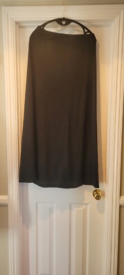 Vintage three Flags Womens Black Jersey Skirt