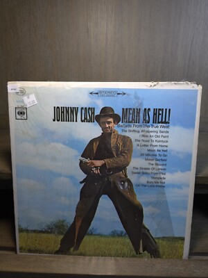 Johnny Cash Mean As Hell Ballads From The True West COLUMBIA CS
