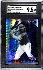 2022 Panini Chronicles Titan #25 Vladimir Guerrero Jr. HYPER PRIZM /299 SGC 9.5