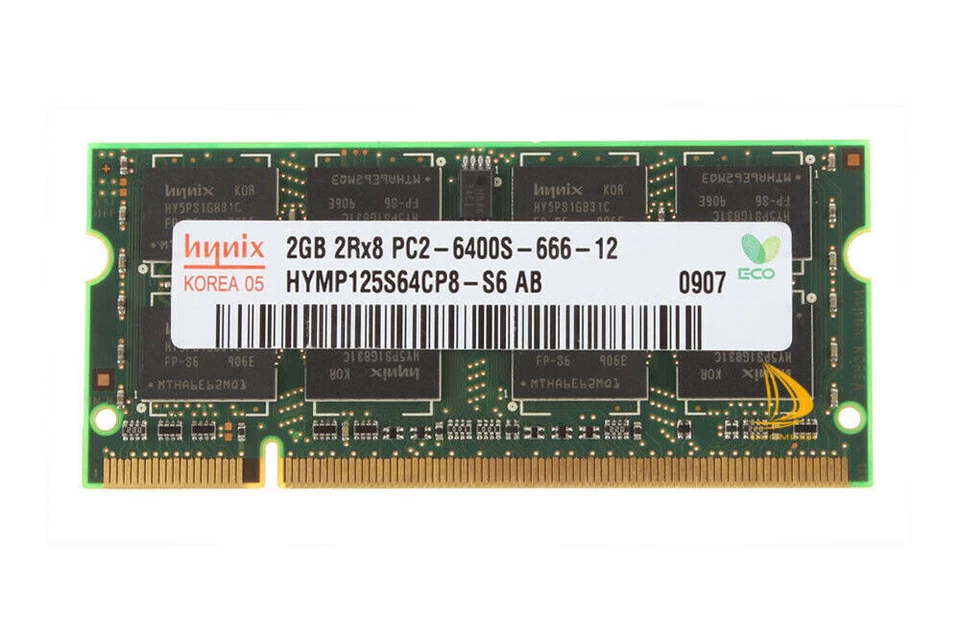Hynix 8GB 4GB 2GB 2RX8 DDR2 800MHz PC2-6400S SODIMM Laptop,RAM Memory,200Pin lot - Image 3 of 4