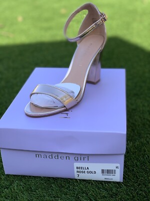 madden girl bella rose gold