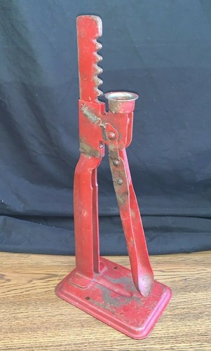 Antique Vintage Red Bottle Capper Press Everedy Climax Home Beer/Soda Opener