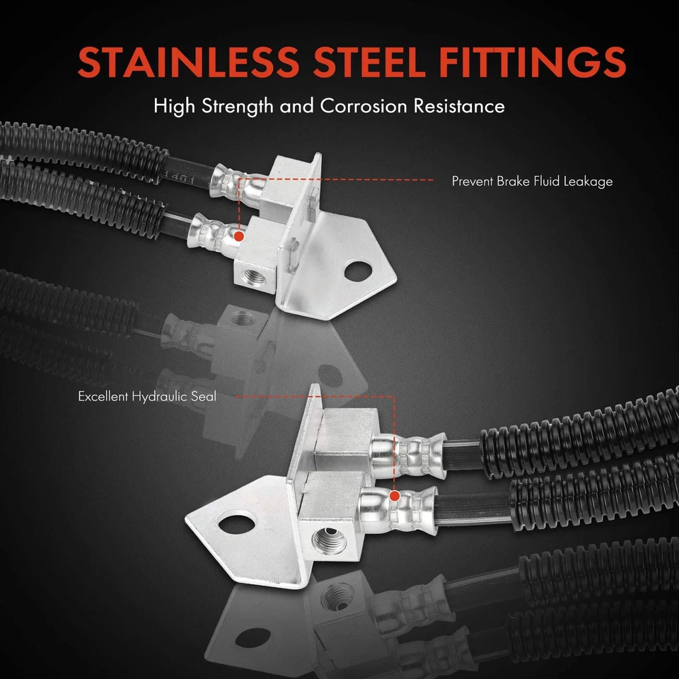 Manguera hidráulica de freno central trasero para chasis de autocaravana Ford F-53 2013-2019 6,8 L Foto 4 de 4