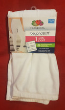 Fruit of the Loom Womens Beyondsoft Thermal Waffle Pants Size 3XL White - New