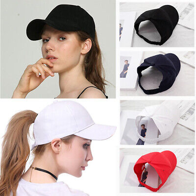 Backless Ponytail Hat Natural Afro Curly Hair Baseball Cap Women Bun