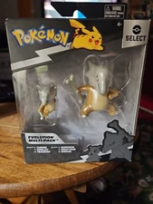 Pokémon Select Cubone & Marowak Evolution Multi-Pack Toy Action Figure Brand New