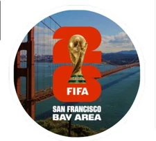 FIFA World Cup 2026, San Francisco CA Vinyl Die Cut Sticker