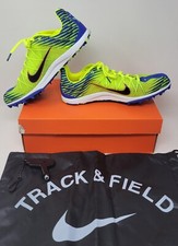 Nike Zoom Waffle XC 10 Cross Country Track Shoes Mens 10 Womens 11.5 Blue Neon