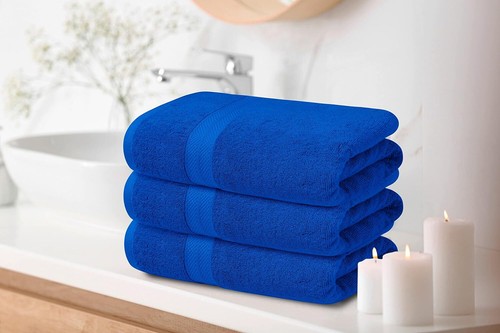 Extra Large Jumbo Bath Sheets 100% Premium Egyptian Cotton XXL Bath Towels Set - Picture 12 of 144