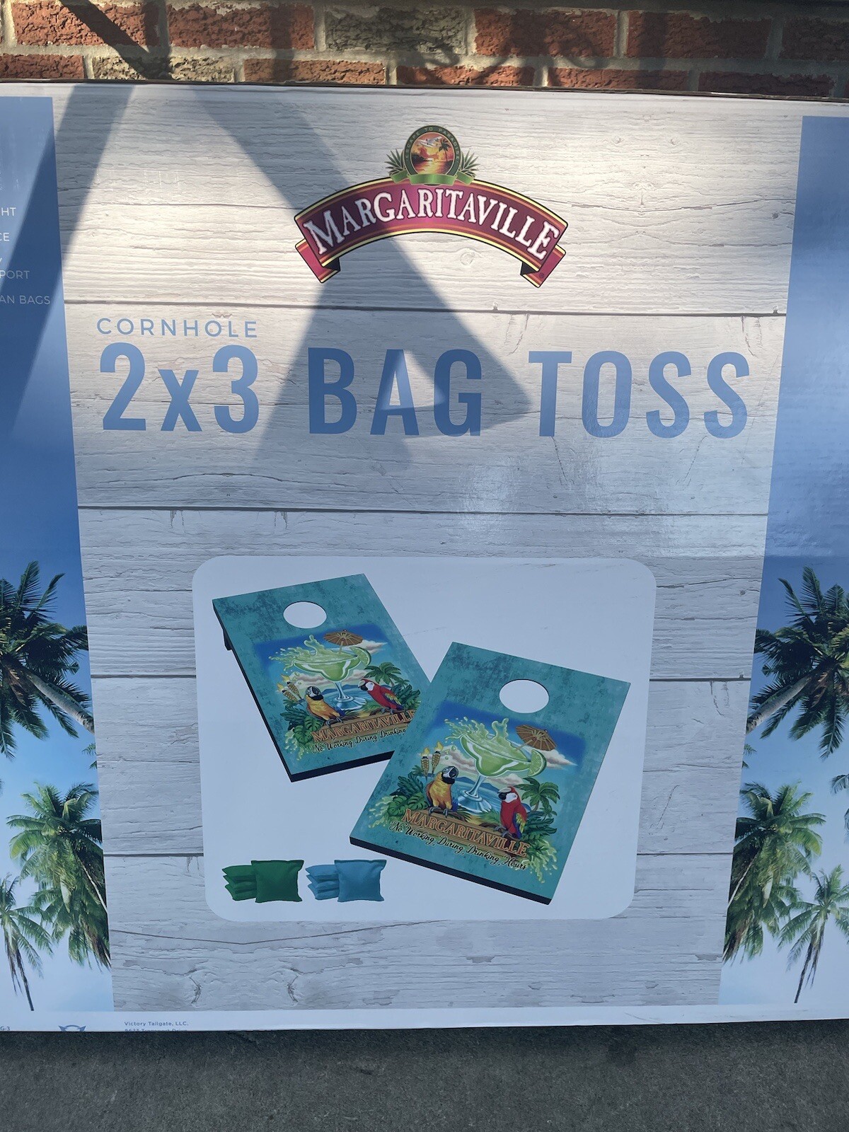 Jimmy Buffet Margaritaville CORNHOLE BEANBAG TOSS GAME w Bags Game
