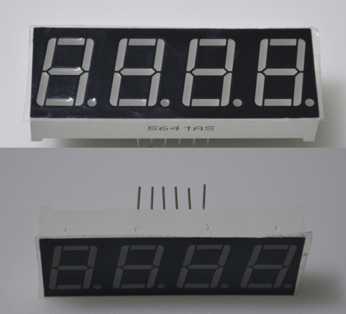 DISPLAY A LED 7 SEGMENTI ROSSO CATODO COMUNE 1 CIFRA NUMERO 0,56 - Foto 13