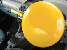 suits SKODA Full Face Anti Theft Steering Wheel Disk Lok Lock Clamp (b)