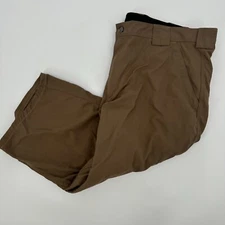 Duluth Trading Co Chino Pants Men's 2XL x21 Tan Regular Fit Straight Leg Outdoor