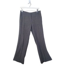 CLASSIQUES ENTIER Virgin Wool Trouser Pants Womens SZ 6 30x31.5 Gray High Rise