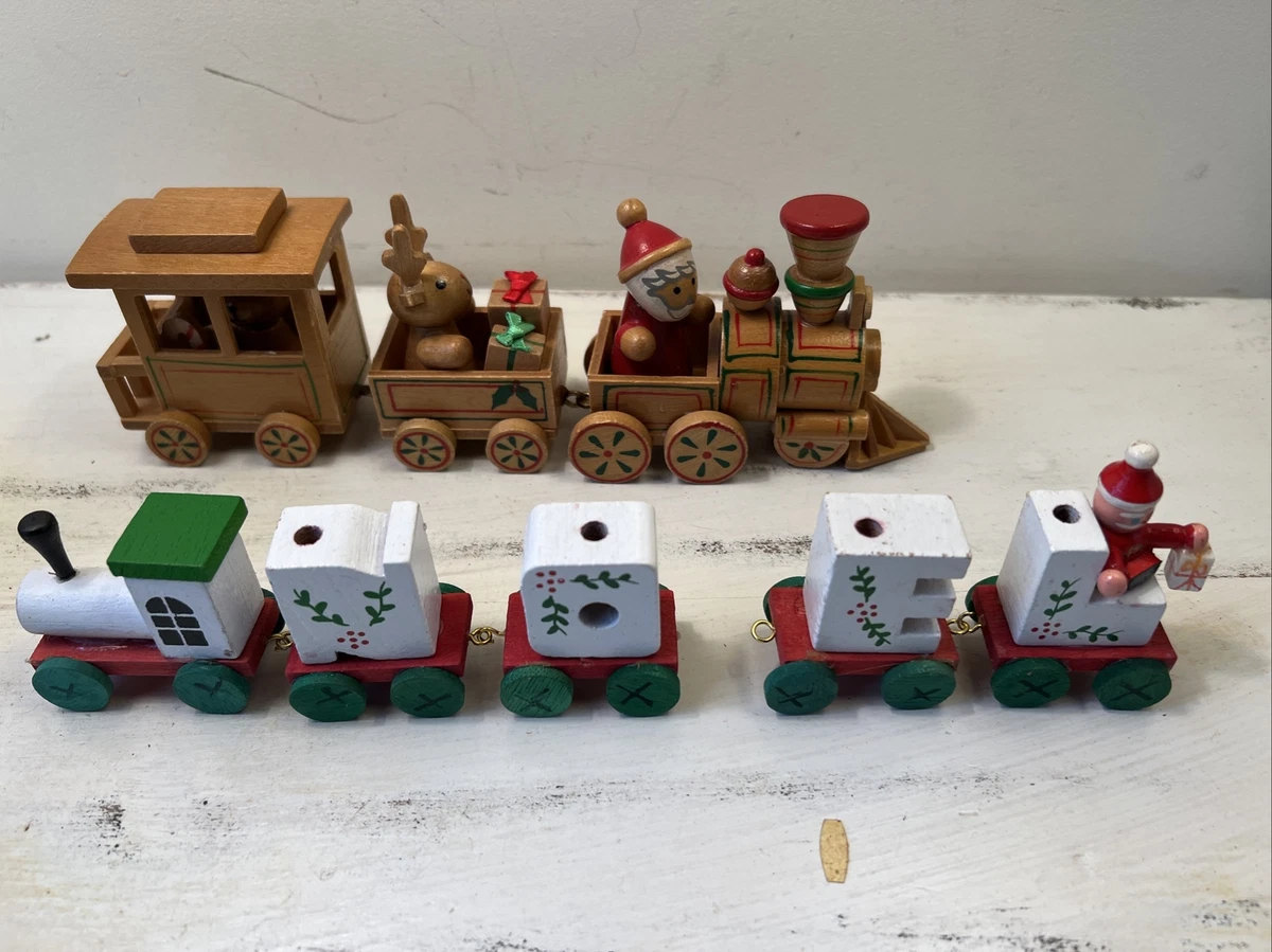 Train sales miniature noel