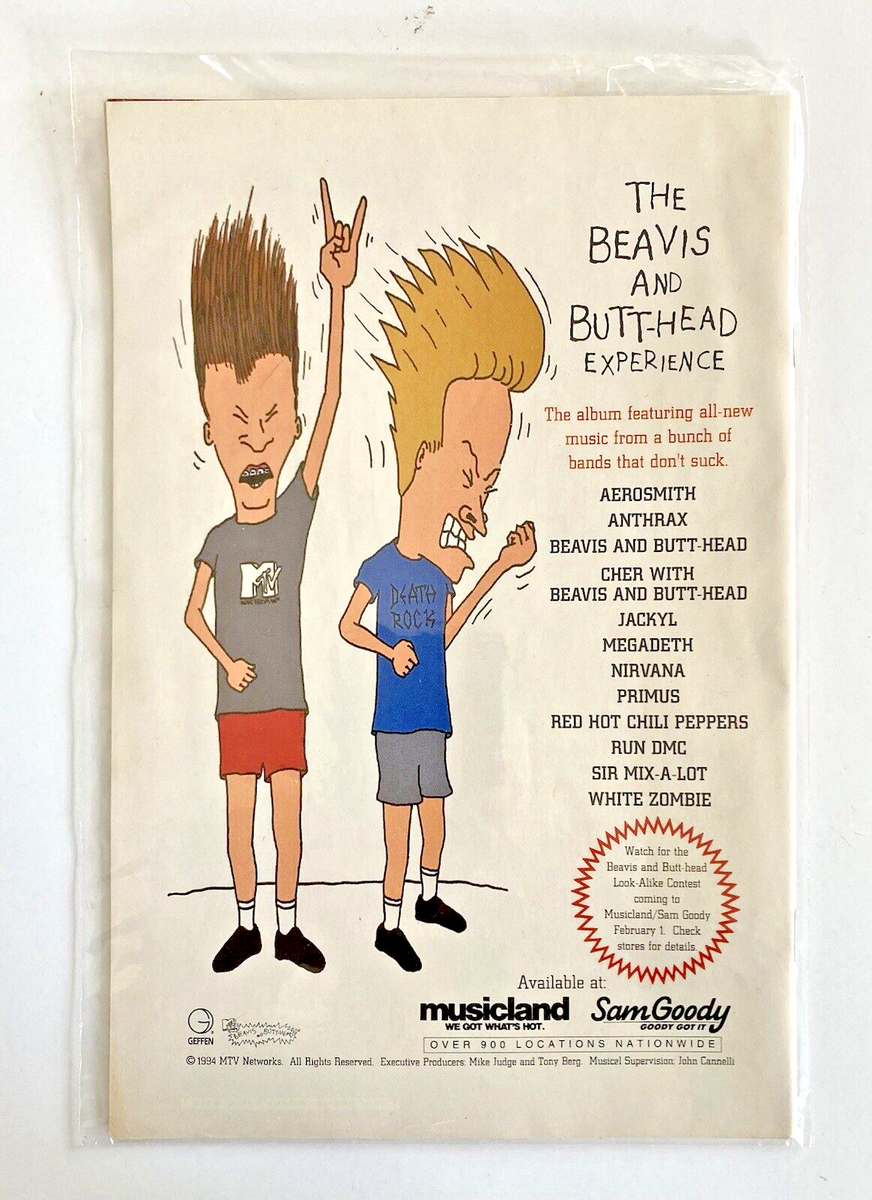 Marvel Comics MTV's Beavis and Butt-Head #1, 2, 3 and 4 Comic