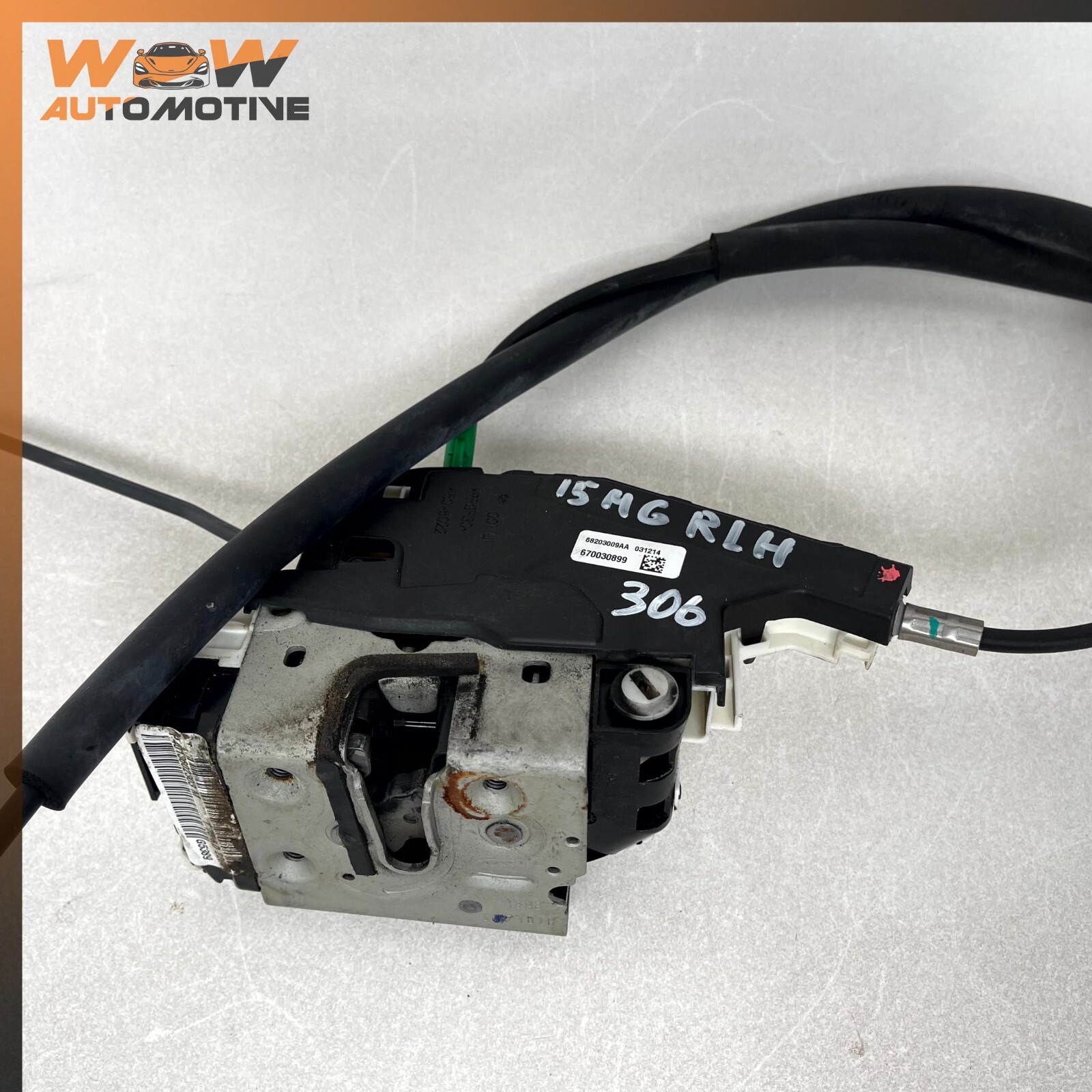 14-17 MASERATI GHIBLI REAR LEFT SIDE DOOR LOCK LATCH ACTUATOR OEM