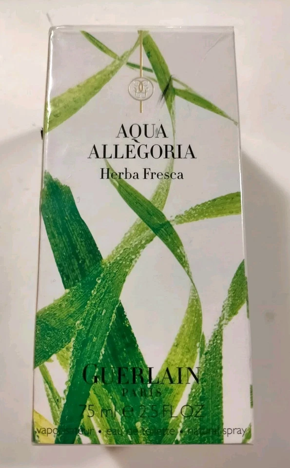 HERBA FRESCA AQUA ALLEGORIA GUERLAIN 75ML EDT RARE VINTAGE VERSION NEW & SEALED - image 2 of 4