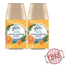 Automatic Spray Refills, Air Freshener, Coastal Sunshine Citrus, 6.2 oz, 2 Count