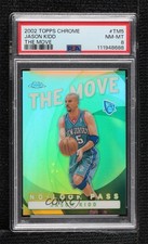2002-03 Topps Chrome The Move Refractor Jason Kidd #TM5 PSA 8 HOF 8uc