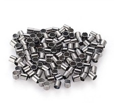 Nickel Jewelry making Tube Crimp Beads 100pcs Findings sale 1.5mm