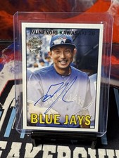 2025 Topps Archives Munenori Kawasaki Blue Auto Blue Jays