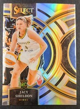 2024 Panini Select WNBA #134 Jacy Sheldon Prizms Silver Wings