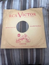 #146 RCA VICTOR Record Sleeve Only 78 Rpm 10 Inch NIPPER DOG (AS IS)