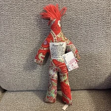 NEW Dammit Doll Red Paisley With Red Hair Stress Relief Gag Gift Christmas 2015