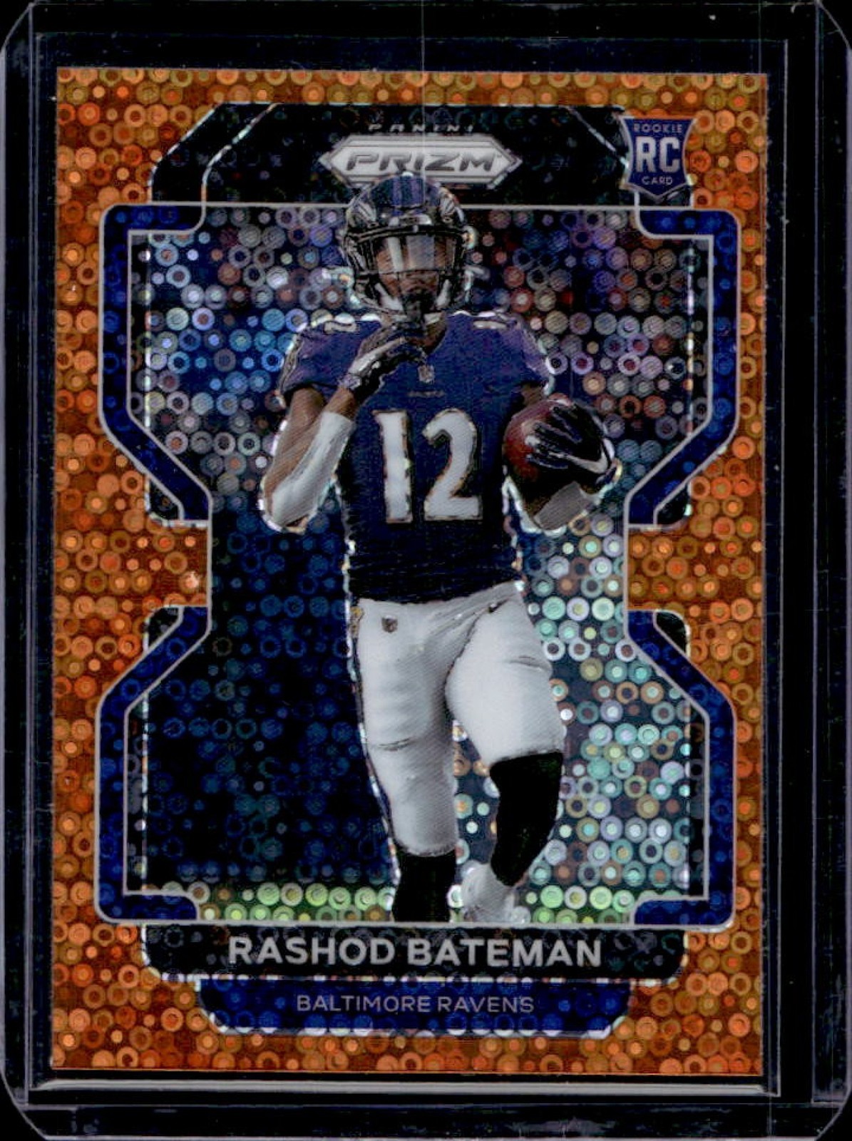 2021 Prizm Rashod Bateman RC Disco Rookie #340 Ravens