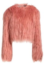 Ecopelliccia Pinko..Giacca Teddy ,pelo Sintetico,Collo Tondo ,Monopetto